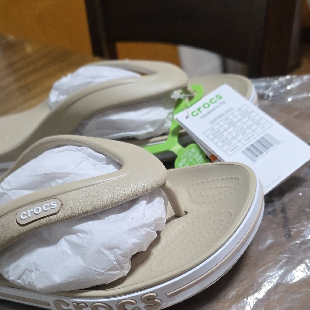 CROCS Light Tan Sandals